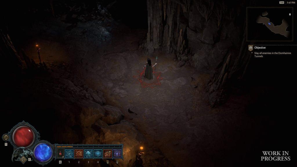 Diablo 4 anteprima barra azioni in basso a sinistra