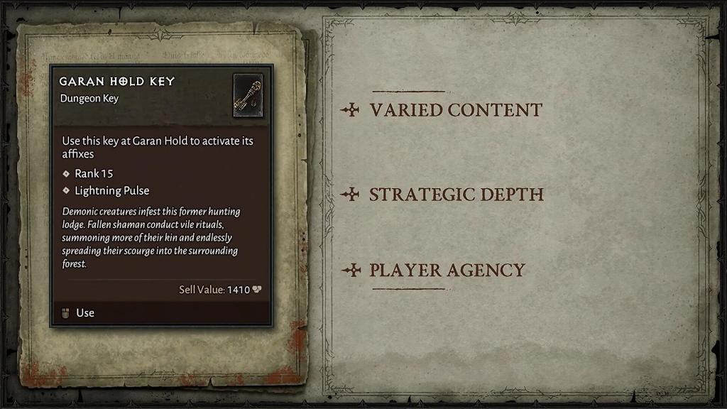 blizzcon 2019 diablo4 spedizioni avanzate keyed dungeons end game chiave