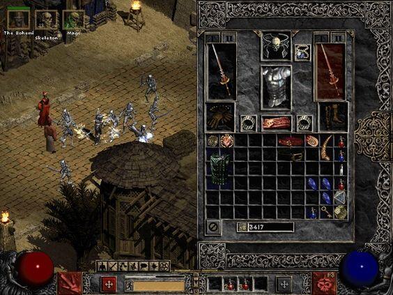 Diablo 2 inventario modificato