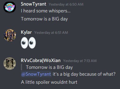 snowtyrant diablo immortal internal playtest