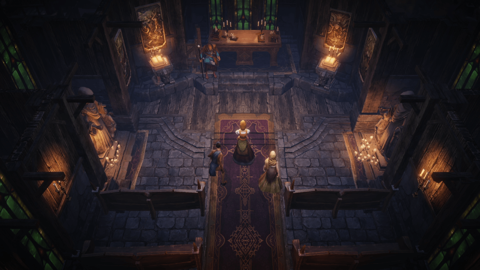 Una chiesa nella cittadina di Wortham