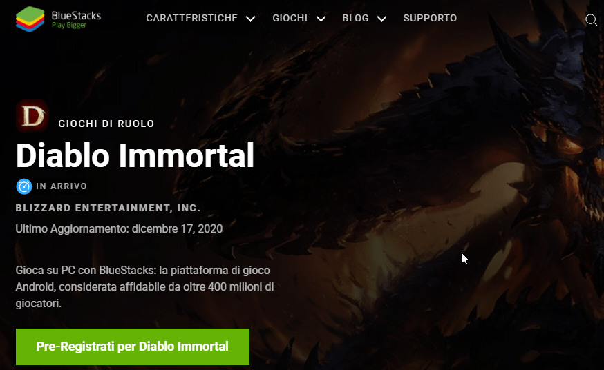diablo immortal - bluestacks