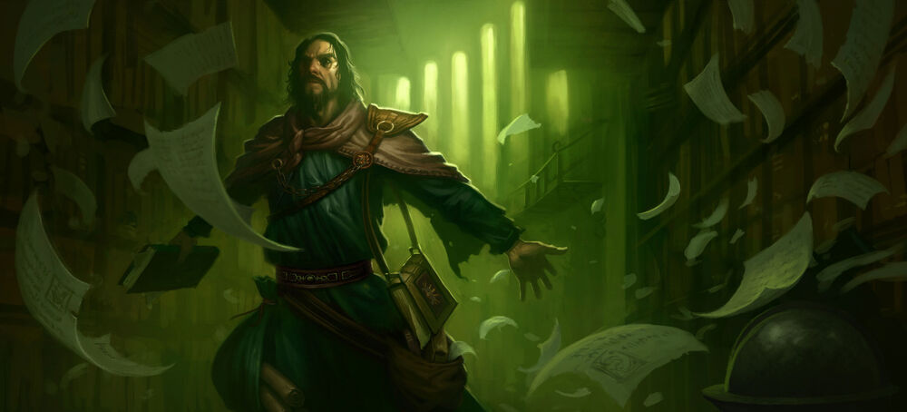 concept art dell'Archivista