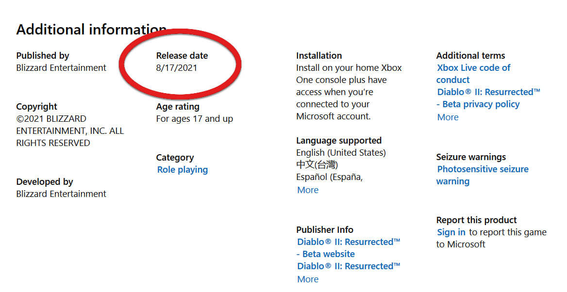 Microsoft data uscita beta di Diablo 2 Resurrected